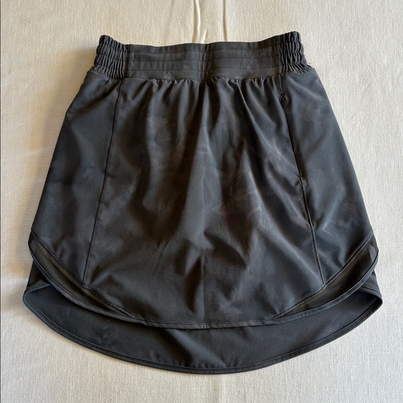 Lululemon Hotty Hot Skirt 2 Long Diamond Dye Pitch Grey Graphite Grey - Picture 1 of 12